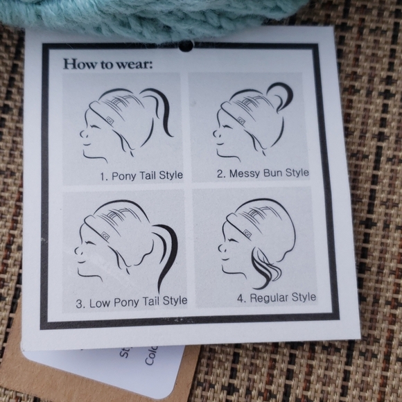 NWT C.C. kids girl knit beanie hat - Picture 6 of 7